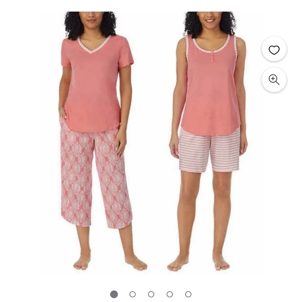 Midnight by Carole Hochman Pink Pajama Set